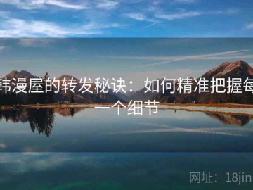 韩漫屋的转发秘诀：如何精准把握每一个细节