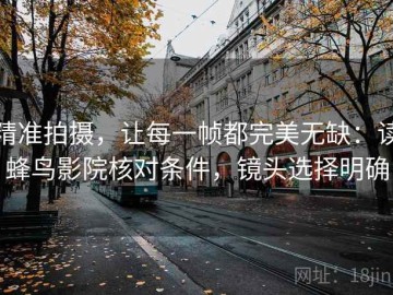 精准拍摄，让每一帧都完美无缺：读蜂鸟影院核对条件，镜头选择明确