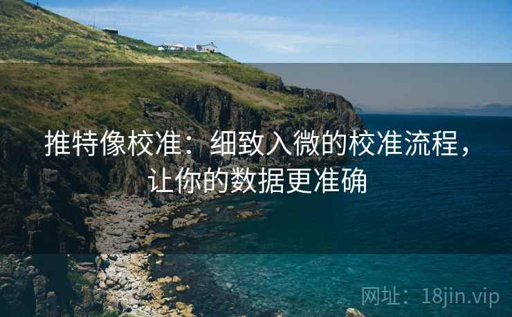 推特像校准：细致入微的校准流程，让你的数据更准确