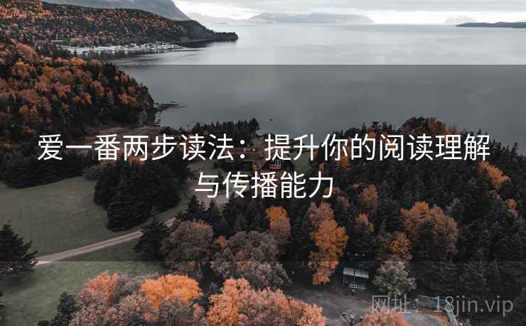 爱一番两步读法：提升你的阅读理解与传播能力